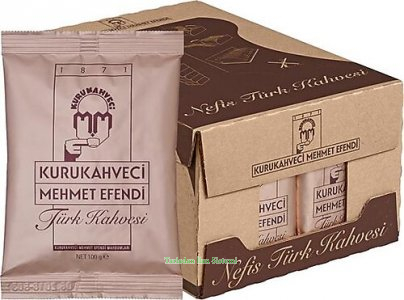 Kurukahveci Mehmet Efendi 100 gr 25'li Paket Türk Kahvesi